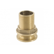 Spartan Cistern Overflow With Backnut 20mm Brass DR - CO20